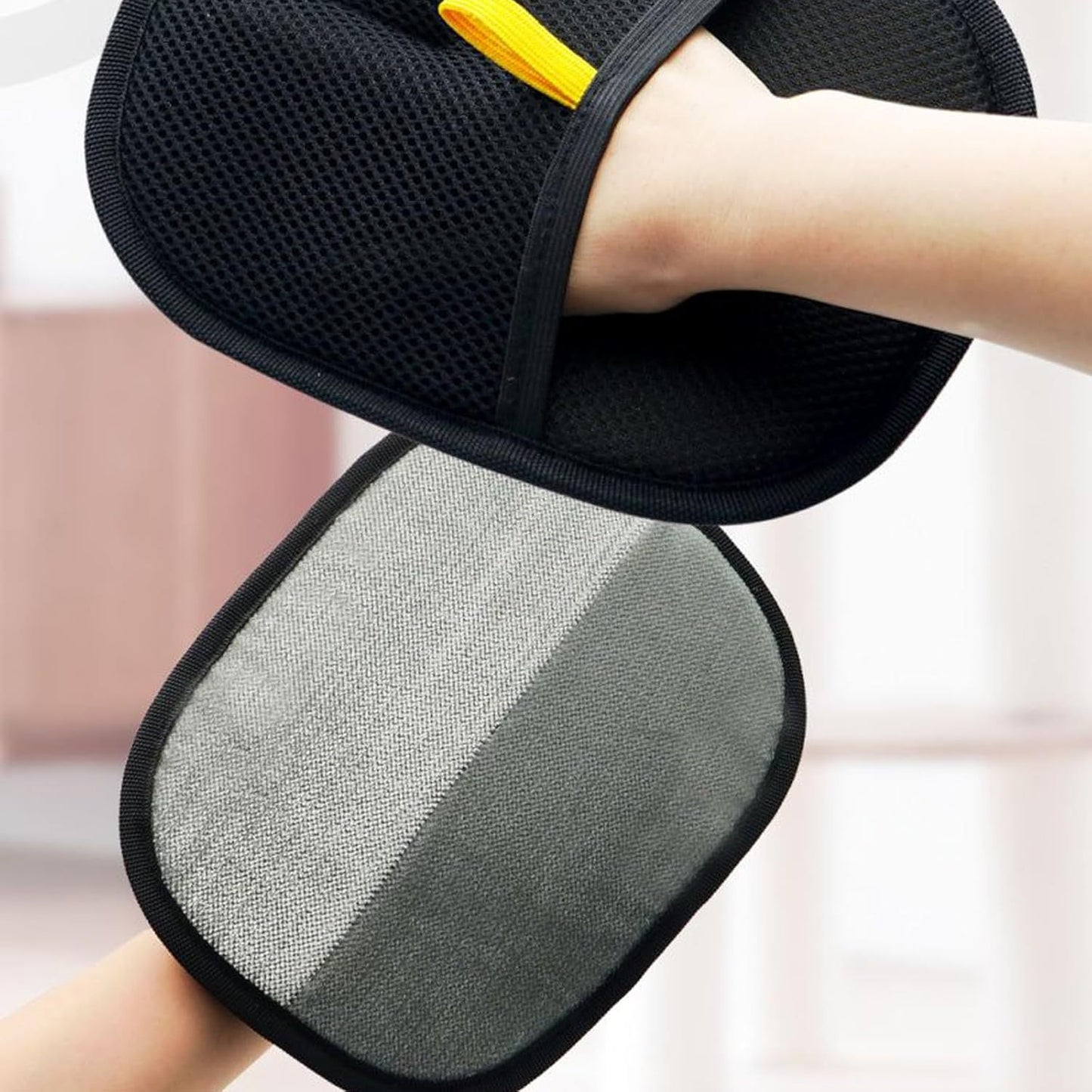 Two‑Way Electrostatic Pet Hair Removal Gloves – Reusable & Dual‑Sided