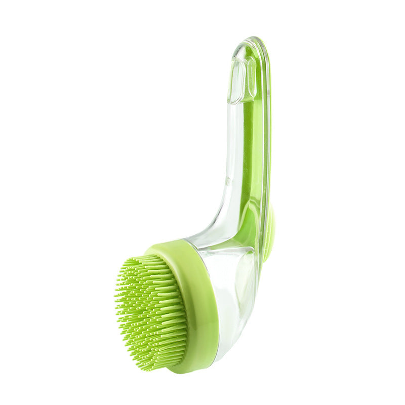 Gentle Glide Long‑Handle Pet Bath & Massage Brush – for Dogs & Cats